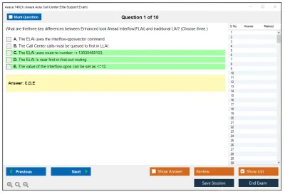 Avaya 7492X Avaya Aura® Call Center Elite Support Exam Practice test exam simulator test engine exam Prep practice test questions answers Image 1