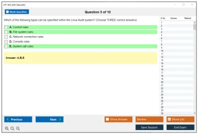 LPI 303-200 303-200: LPIC-3 Exam 303: Security, version 2.0 Practice test exam simulator test engine exam Prep practice test questions answers Image 5