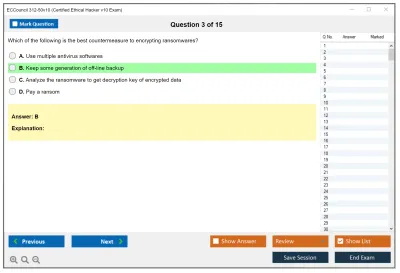 ECCouncil 312-50v10 Certified Ethical Hacker v10 Exam Practice test exam simulator test engine exam Prep practice test questions answers Image 3