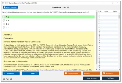 ISC2 SSCP Systems Security Certified Practitioner Practice test exam simulator test engine exam Prep practice test questions answers Image 11