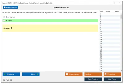 Huawei H13-711 HCNA-Big Data (Huawei Certified Network Associate-Big Data) Practice test exam simulator test engine exam Prep practice test questions answers Image 9