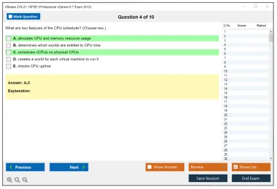 VMware 2V0-21.19PSE Professional vSphere 6.7 Exam 2019 Practice test exam simulator test engine exam Prep practice test questions answers Image 4
