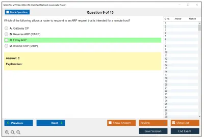 MikroTik MTCNA MikroTik Certified Network Associate Exam Practice test exam simulator test engine exam Prep practice test questions answers Image 9