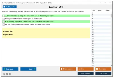 SAP C_IBP_2302 SAP Certified Application AssociateSAP IBP for Supply Chain (2302) Practice test exam simulator test engine exam Prep practice test questions answers Image 1