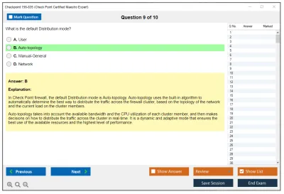 Checkpoint 156-835 Check Point Certified Maestro Expert Practice test exam simulator test engine exam Prep practice test questions answers Image 9