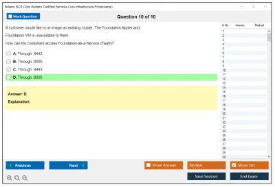 Nutanix NCS-Core Nutanix Certified Services Core Infrastructure Professional Practice test exam simulator test engine exam Prep practice test questions answers Image 10