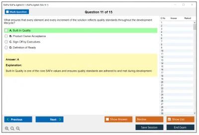 SAFe SAFe-Agilist-5.1 SAFe Agilist (SA) 5.1 Practice test exam simulator test engine exam Prep practice test questions answers Image 11