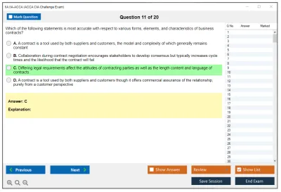 IIA IIA-ACCA ACCA CIA Challenge Exam Practice test exam simulator test engine exam Prep practice test questions answers Image 11