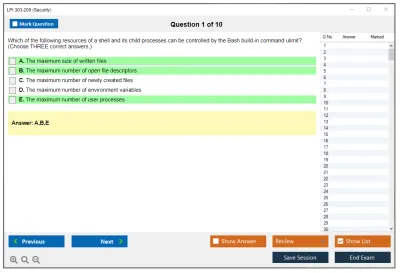 LPI 303-200 303-200: LPIC-3 Exam 303: Security, version 2.0 Practice test exam simulator test engine exam Prep practice test questions answers Image 1