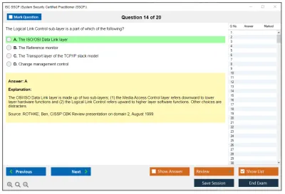 ISC2 SSCP Systems Security Certified Practitioner Practice test exam simulator test engine exam Prep practice test questions answers Image 14