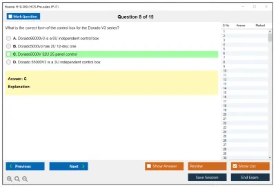 Huawei H19-369 HCS-Pre-sales IP-IT Practice test exam simulator test engine exam Prep practice test questions answers Image 8