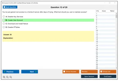 ECCouncil 312-50 Certified Ethical Hacker Exam Practice test exam simulator test engine exam Prep practice test questions answers Image 12