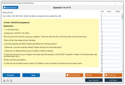RedHat RH302 RHCE (Redhat Certified Engineer) Practice test exam simulator test engine exam Prep practice test questions answers Image 14