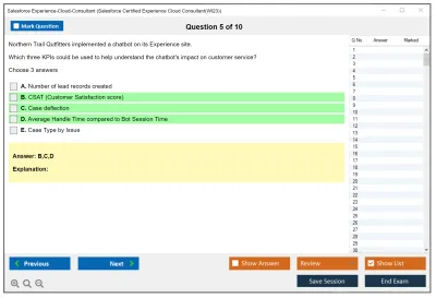 Salesforce Experience-Cloud-Consultant Salesforce Certified Experience Cloud Consultant Practice test exam simulator test engine exam Prep practice test questions answers Image 5