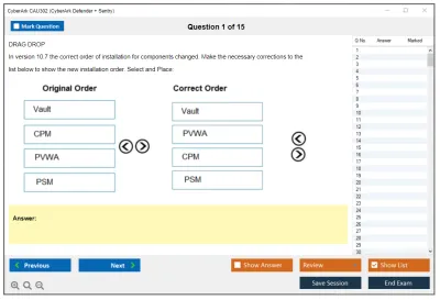 CyberArk CAU302 CyberArk Defender + Sentry Practice test exam simulator test engine exam Prep practice test questions answers Image 1