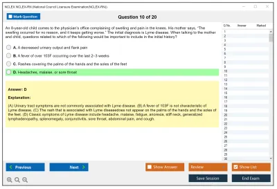 NCLEX NCLEX-RN National Council Licensure Examination(NCLEX-RN) Practice test exam simulator test engine exam Prep practice test questions answers Image 10