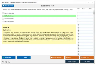 Test Prep GACE Georgia Assessments for the Certification of Educators Practice test exam simulator test engine exam Prep practice test questions answers Image 12
