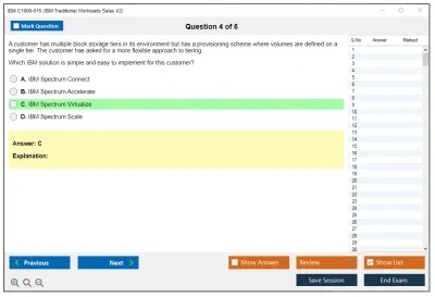 IBM C1000-016 IBM Traditional Workloads Sales V2 Practice test exam simulator test engine exam Prep practice test questions answers Image 4