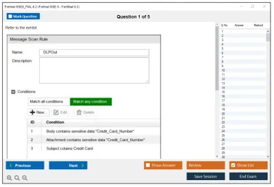 Fortinet NSE6_FML-6.2 Fortinet NSE 6 - FortiMail 6.2 Practice test exam simulator test engine exam Prep practice test questions answers Image 1