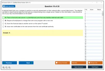 ECCouncil CEH-v11 Certified Ethical Hacker CEH v11 Practice test exam simulator test engine exam Prep practice test questions answers Image 19