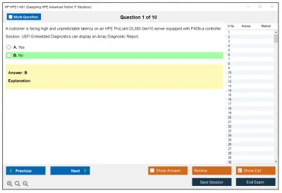 HP HPE1-H01 Designing HPE Advanced Hybrid IT Solutions Practice test exam simulator test engine exam Prep practice test questions answers Image 1