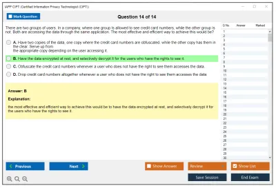 IAPP CIPT Certified Information Privacy Technologist (CIPT) Practice test exam simulator test engine exam Prep practice test questions answers Image 14