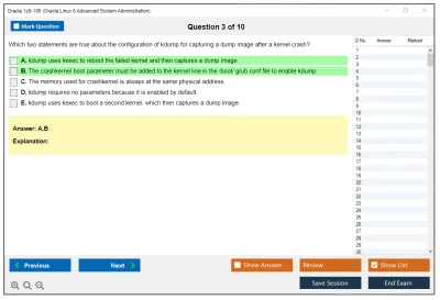 Oracle 1z0-105 Oracle Linux 6 Advanced System Administration Practice test exam simulator test engine exam Prep practice test questions answers Image 3