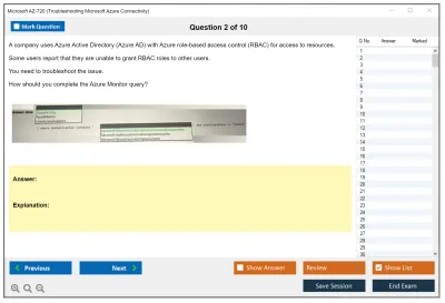 Microsoft AZ-720 Troubleshooting Microsoft Azure Connectivity Practice test exam simulator test engine exam Prep practice test questions answers Image 2