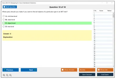 Cisco 200-310 Designing  for Cisco Internetwork Solutions Practice test exam simulator test engine exam Prep practice test questions answers Image 18