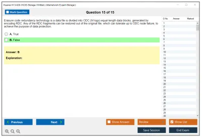 Huawei H13-629 HCIE-Storage (Written) Practice test exam simulator test engine exam Prep practice test questions answers Image 15