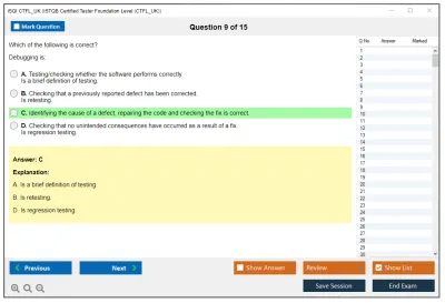 iSQI CTFL_UK ISTQB Certified Tester Foundation Level (CTFL_UK) Practice test exam simulator test engine exam Prep practice test questions answers Image 9