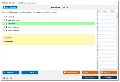 ASIS ASIS-CPP ASIS - Certified Protection Professional (CPP) Exam Practice test exam simulator test engine exam Prep practice test questions answers Image 11