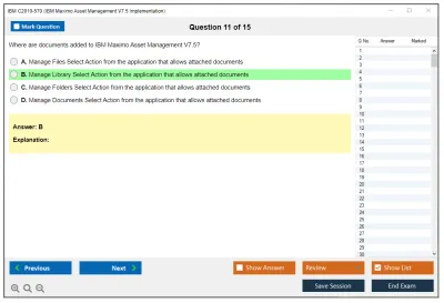 IBM C2010-570 IBM Maximo Asset Management V7.5 Implementation Practice test exam simulator test engine exam Prep practice test questions answers Image 11