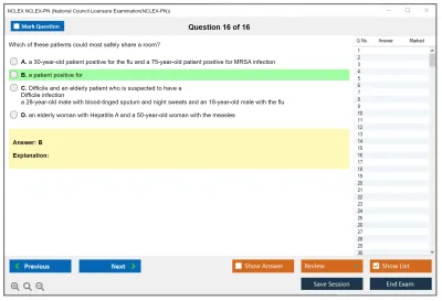 NCLEX NCLEX-PN National Council Licensure Examination(NCLEX-PN) Practice test exam simulator test engine exam Prep practice test questions answers Image 16