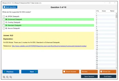 VMware 2V0-41.19 VMware Professional NSX-T Data Center 2.4 Practice test exam simulator test engine exam Prep practice test questions answers Image 3