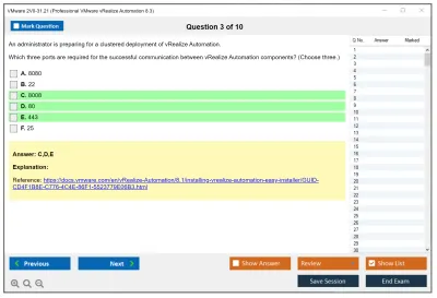 VMware 2V0-31.21 Professional VMware vRealize Automation 8.3 Practice test exam simulator test engine exam Prep practice test questions answers Image 3