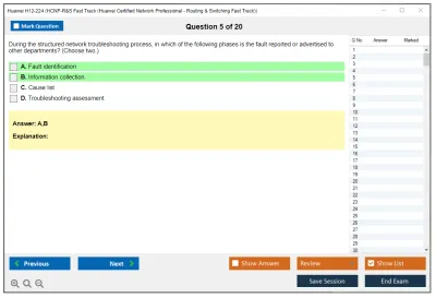 Huawei H12-224 HCNP-R&amp;S Fast Track (Huawei Certified Network Professional - Routing &amp; Switching Fast Track) Practice test exam simulator test engine exam Prep practice test questions answers Image 5