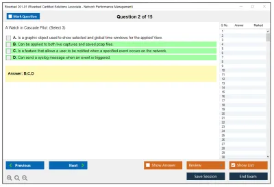 Riverbed 201-01 Riverbed Certified Solutions Associate - Network Performance Management Practice test exam simulator test engine exam Prep practice test questions answers Image 2