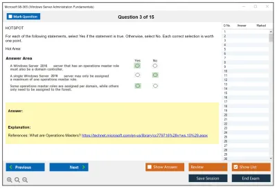 Microsoft 98-365 Windows Server Administration Fundamentals Practice test exam simulator test engine exam Prep practice test questions answers Image 3