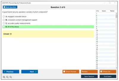 ASIS PSP Planning & Scheduling Professional (PSP) Exam Practice test exam simulator test engine exam Prep practice test questions answers Image 3