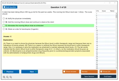 NCLEX NCLEX-RN National Council Licensure Examination(NCLEX-RN) Practice test exam simulator test engine exam Prep practice test questions answers Image 3