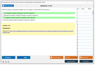 Palo Alto Networks PCDRA Palo Alto Networks Certified Detection and Remediation Analyst Practice test exam simulator test engine exam Prep practice test questions answers Image 4