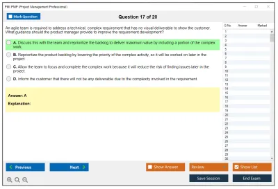 PMI PMP Project Management Professional  (2025 Version) Practice test exam simulator test engine exam Prep practice test questions answers Image 17