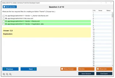 Adobe AD0-E710 Adobe Commerce Front-End Developer Expert Practice test exam simulator test engine exam Prep practice test questions answers Image 3
