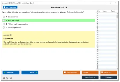 Microsoft MS-102 Microsoft 365 Administrator Exam Practice test exam simulator test engine exam Prep practice test questions answers Image 3