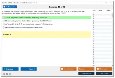 CompTIA 220-1101 CompTIA A+ Certification Exam: Core 1 Practice test exam simulator test engine exam Prep practice test questions answers Image 15