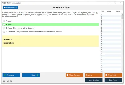 F5 201 TMOS Administration Practice test exam simulator test engine exam Prep practice test questions answers Image 7