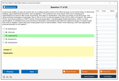 Test Prep USMLE United States Medical Licensing Examination Practice test exam simulator test engine exam Prep practice test questions answers Image 17