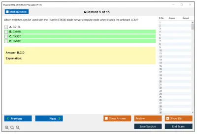 Huawei H19-369 HCS-Pre-sales IP-IT Practice test exam simulator test engine exam Prep practice test questions answers Image 5