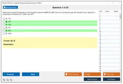 GAQM CPEH-001 Certified Professional Ethical Hacker (CPEH) Practice test exam simulator test engine exam Prep practice test questions answers Image 3